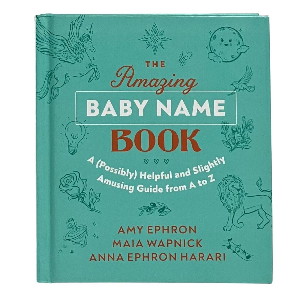 The Amazing Baby Name Book Hardback w Older and Modern Names 2022 First Edition